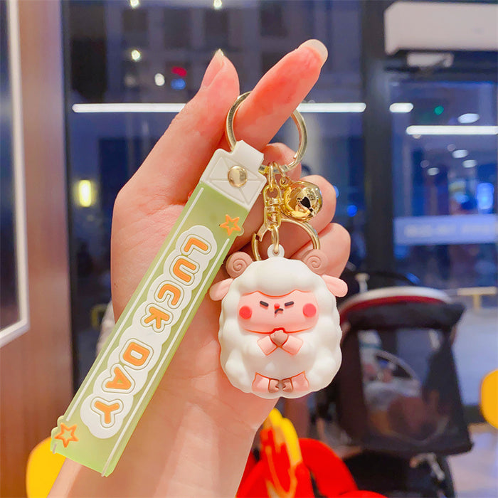 Wholesale Cute Little Sheep Pendant Keychain