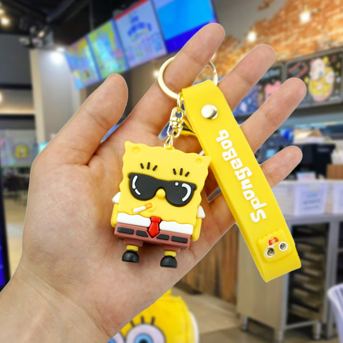 Wholesale  Keychain Cute Cartoon Couple Pendant Girl School Bag