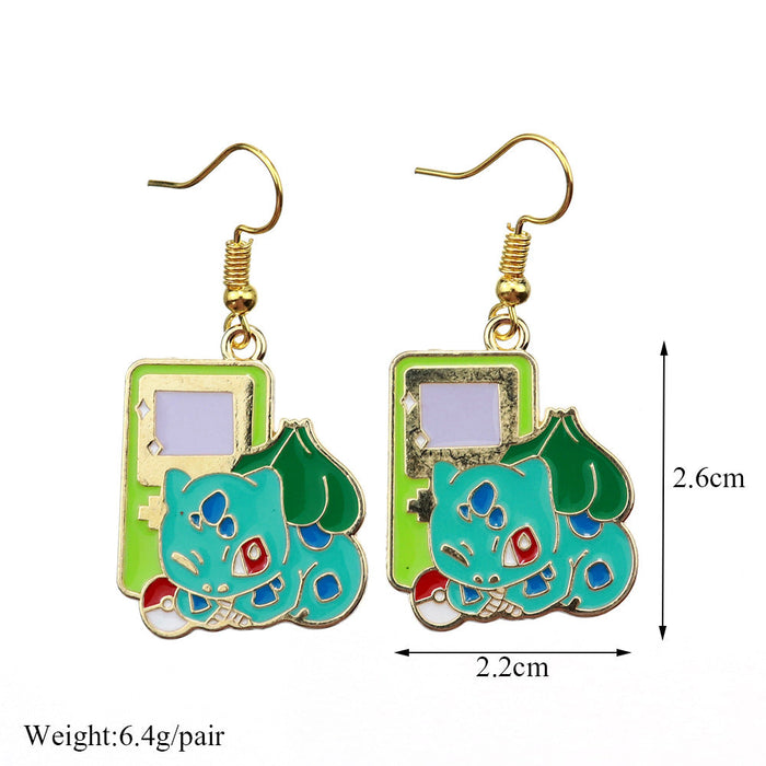 Wholesale Earrings Alloy Enamel Cute Cartoon (S) JDC-ES-niqing003