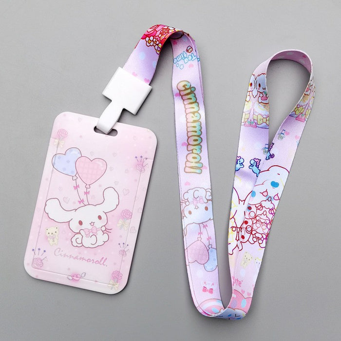 Wholesale Cartoon Style Plastic Card Holder With Neck Strap For Everyday Campus Use Stylish Gift