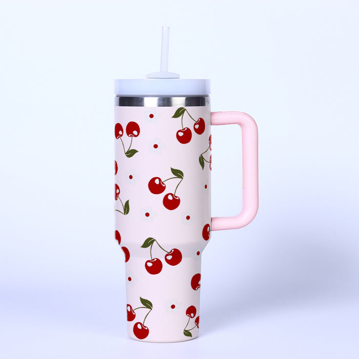 Wholesale Pink bow heart Stainless Steel  Thermos ice bullies cup