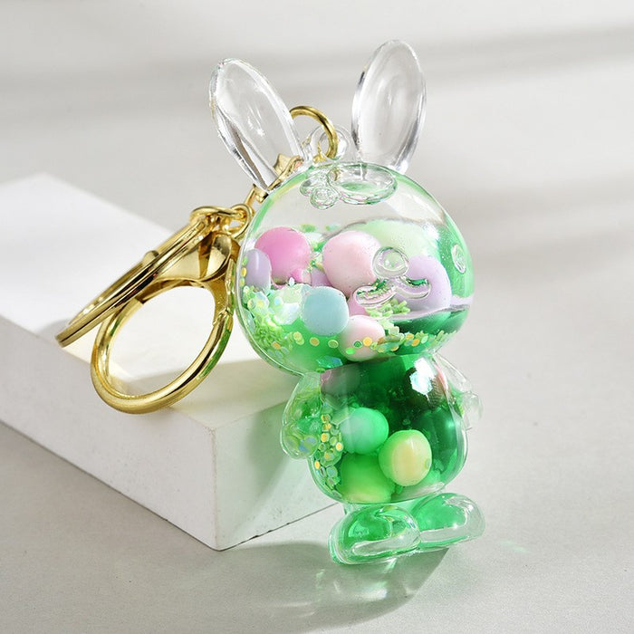 Wholesale Cute Beaded Sand Bottle Keychain