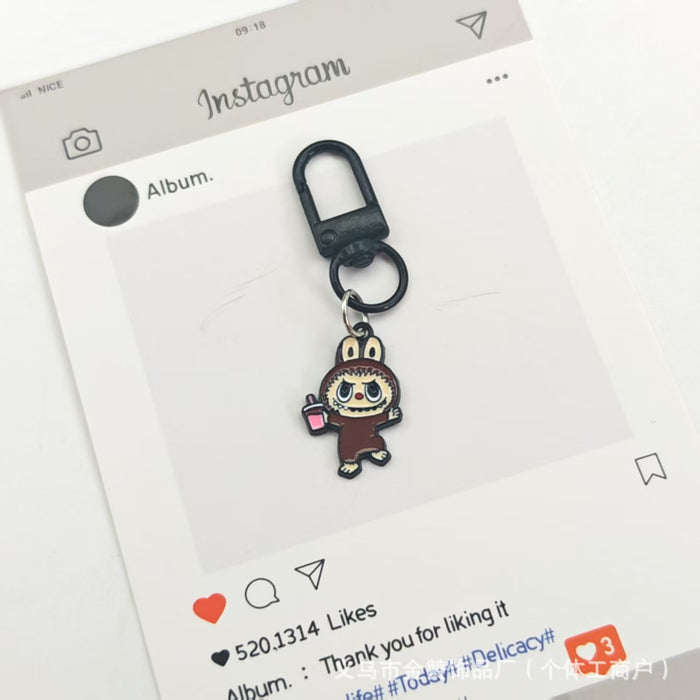 Wholesale Cartoon Doll Pendant Keychain Metal Fashion Doll Couple Bag Ornament Gift