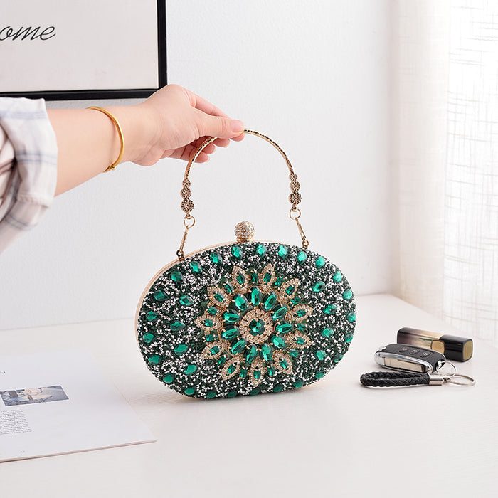 Wholesale Sunflower Evening Bag Diamond Handbag JDC-HB-YiX004