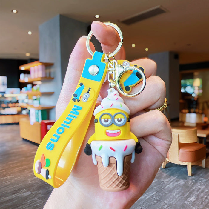 Wholesale Cartoon Creative Keychain Exquisite 3D Doll Backpack Pendant Accessories