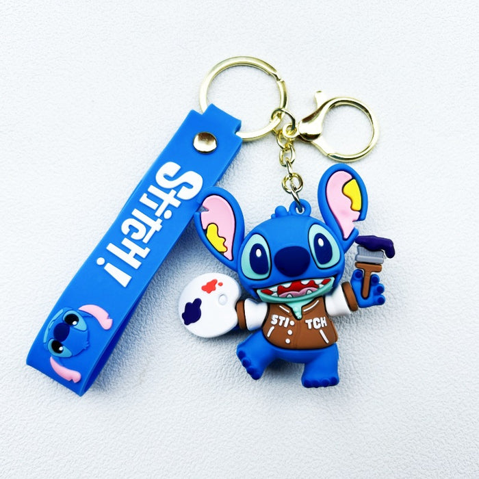 Wholesale Cartoon 3D Doll PVC Keychain JDC-KC-ChuC042