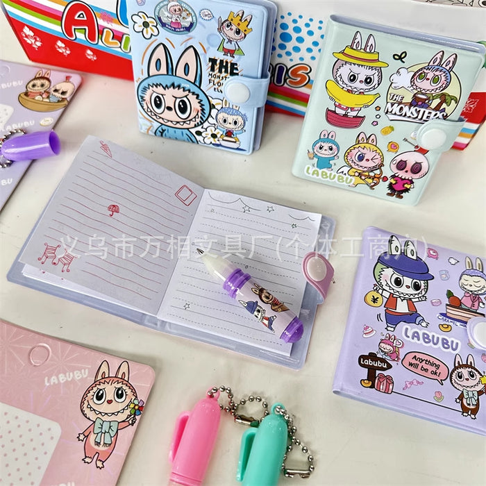 Wholesale Cute cartoon-themed portable pocket notebook with pen
