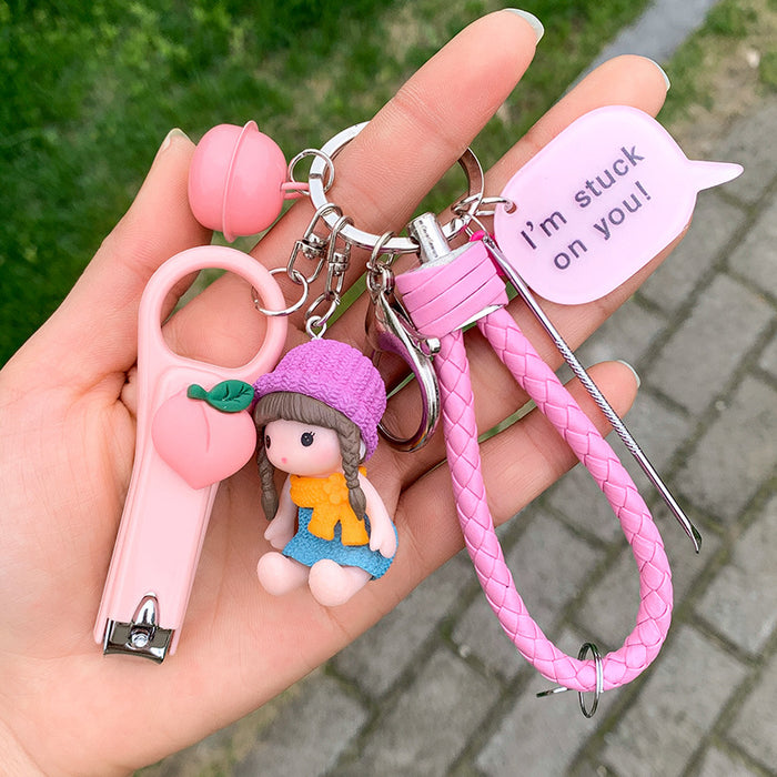 Wholesale Cartoon Cute Keychain  Pendant  Hanging Bag  Key Chain