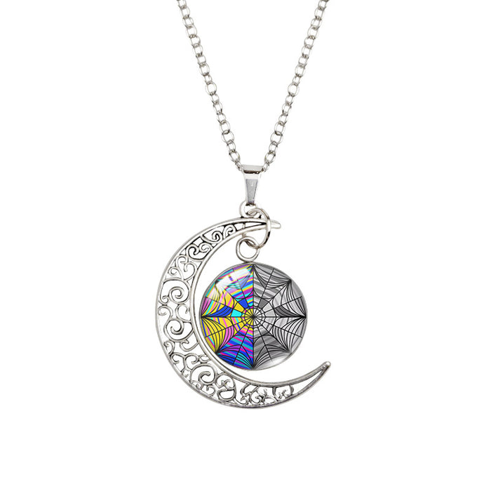 Wholesale Moon Time Gemstone Necklace  Clavicle Chain