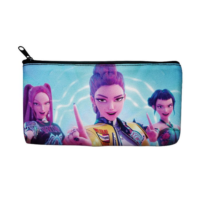 Wholesale K-pop merchandise canvas chain pencil cases stationery