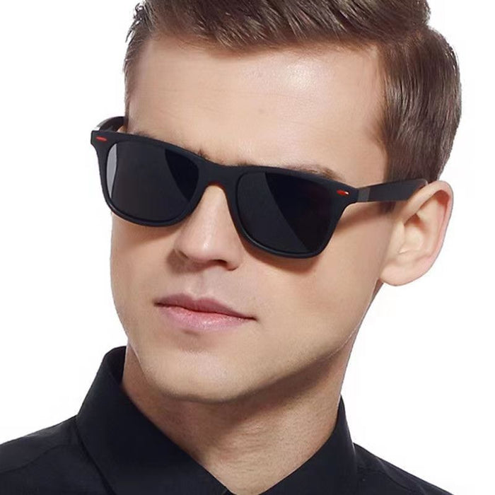 Wholesale Square Frame PC Rice Stud Men's Sunglasses JDC-SG-XingQi001