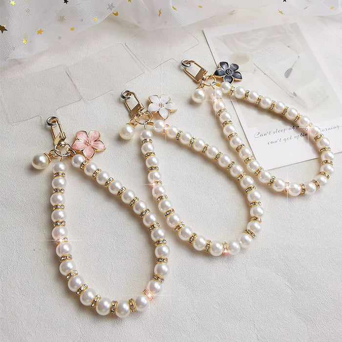Wholesale Pearl Flower Keychain JDC-KC-Fushen002