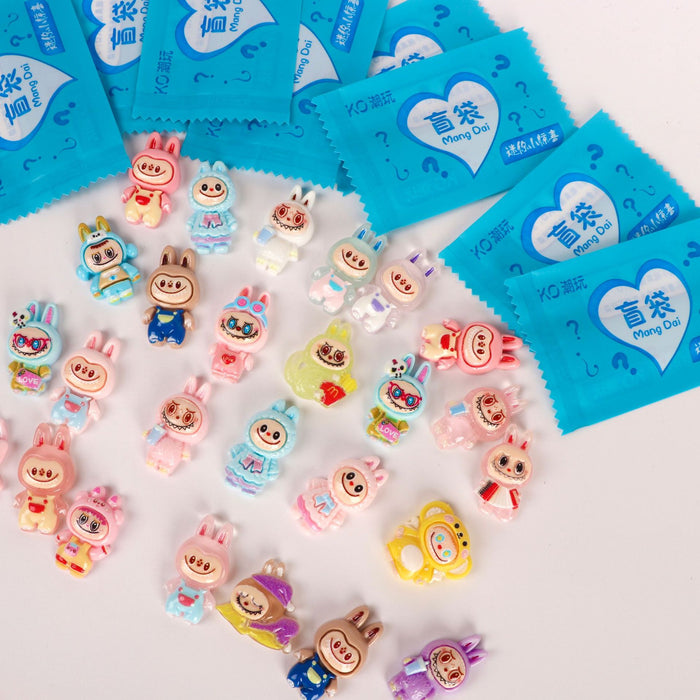 Wholesale Random Blind bag flat ornaments patch accessories couple girlfriends gift cartoon keychain