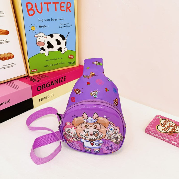 Wholesale Chest Bag Cartoon Anime Cute Kids Crossbody Bag New Printed Children' s Bag