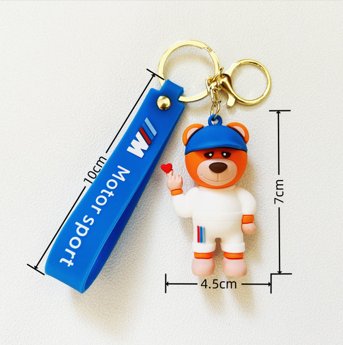 Wholesale PVC Cartoon Doll Keychain JDC-KC-WuYi276