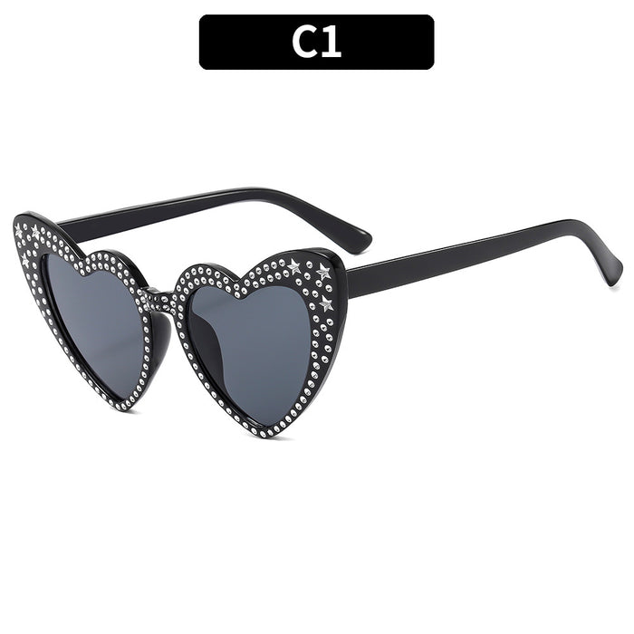 Wholesale Diamond-encrusted Love PC Sunglasses JDC-SG-XIa082