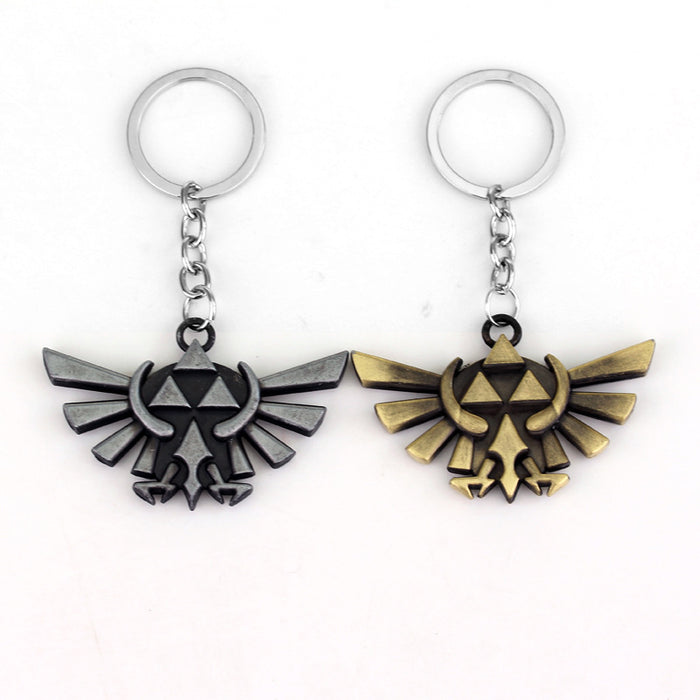 Wholesale Game Accessories Owl Shield Keychain Skyward Sword Necklace JDC-KC-HeY022