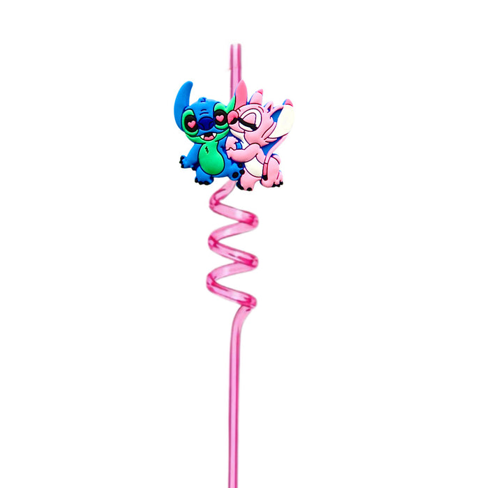 Wholesale Colorful spiral curved straw, environmentally friendly creative cartoon curved straw, party plastic straw, spot wholesale