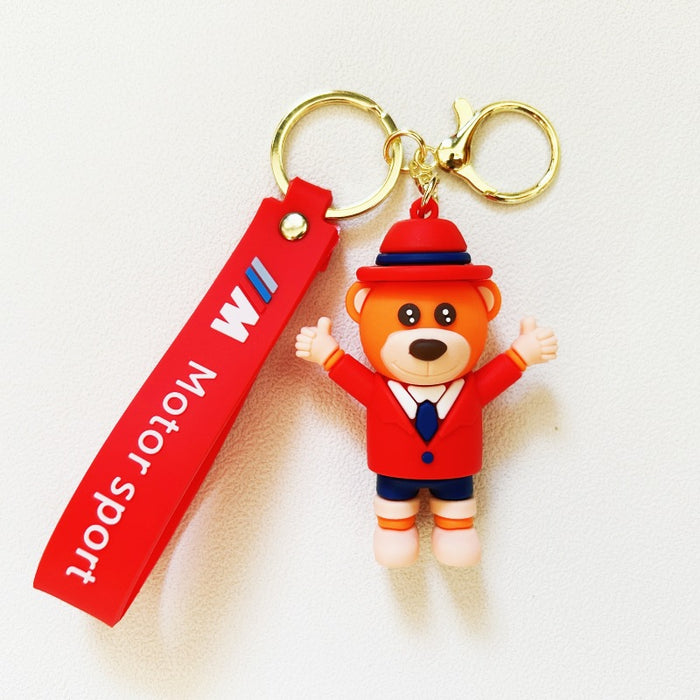 Wholesale PVC Cartoon Doll Keychain JDC-KC-WuYi276