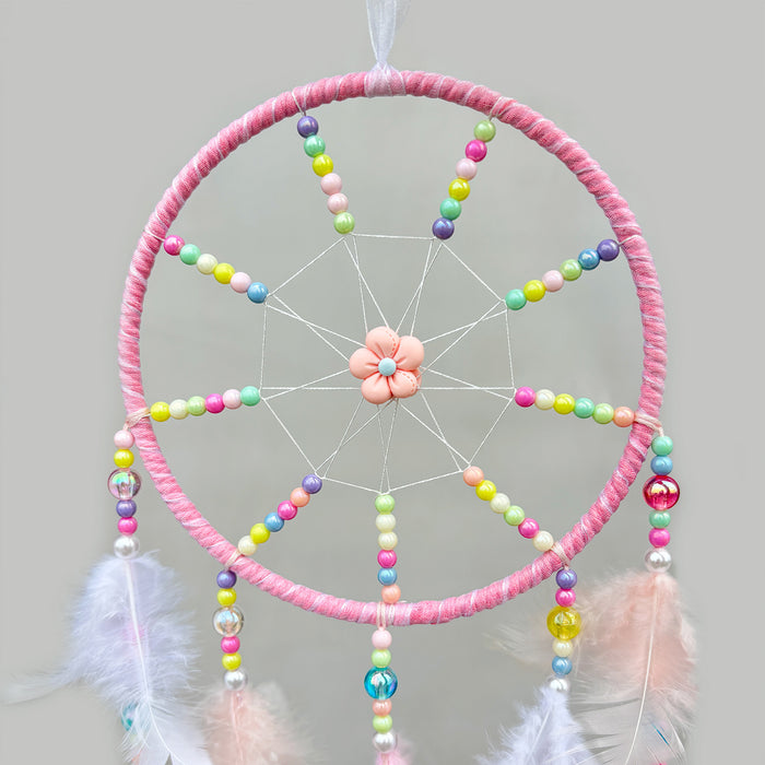 Wholesale Handmade Stainless Iron Dreamcatcher Princess Style Wall Hanging Decorative Accent MOQ≥2