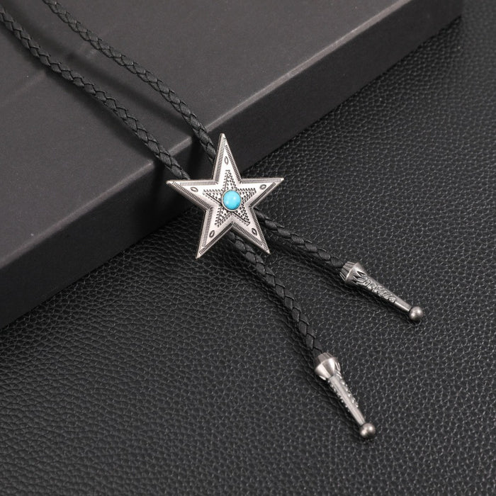 Wholesale adjustable necklace pendant five-pointed star necklace
