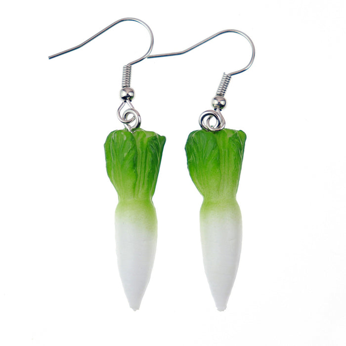 Wholesale Creative Food Shaped Earrings - Tomato &  Vegetable Design - Fashion Jewelry Accessory Gift