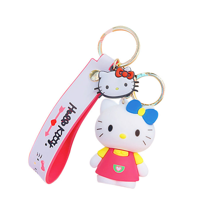 Wholesale Cartoon Silicone Doll Keychain JDC-KC-MingT251