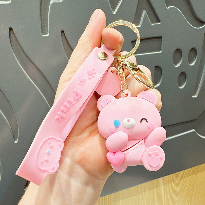 Wholesale Bear keychain, keychain, pendant, doll accessory, small gift, doll car, bag, wholesale, doll hanging accessory