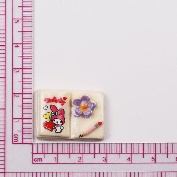 Wholesale Cartoon Book Resin Diy Decorative Patch Accessories JDC-FK-YaoL015