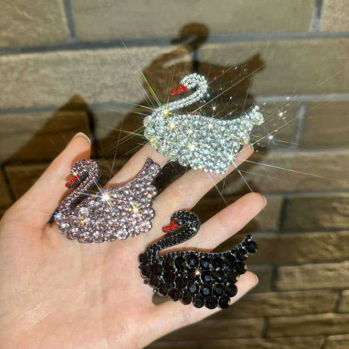 Wholesale Black Swan Elegant Hair Clips