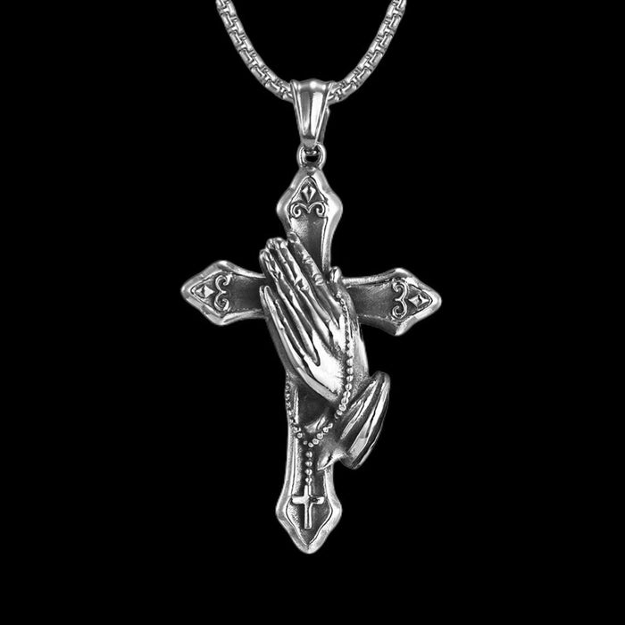 Wholesale Retro handmade pendant, personalized and niche cross pendant style pendant