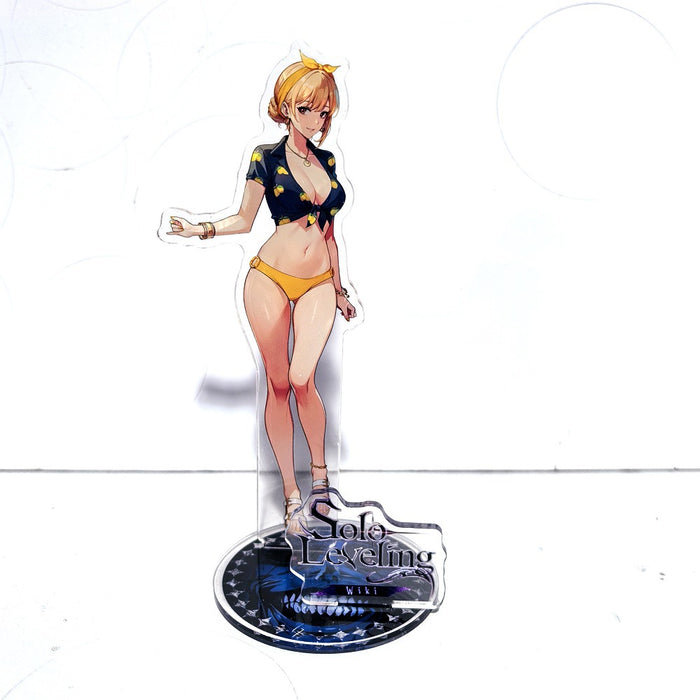 Wholesale 15cm double plug acrylic standing single-layer double-sided pattern