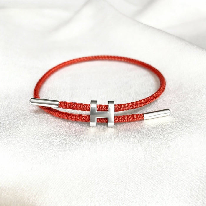 Wholesale I-Shaped Buckle Steel Wire Bracelet H Buckle Adjustable Titanium Steel Bracelet