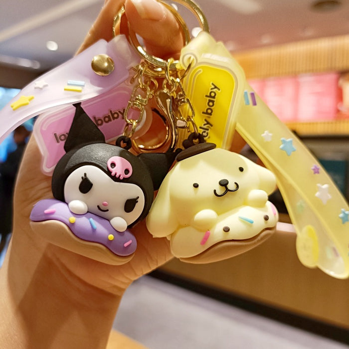 Wholesale Cartoon Doll Silicone Keychain JDC-KC-SuCheng003