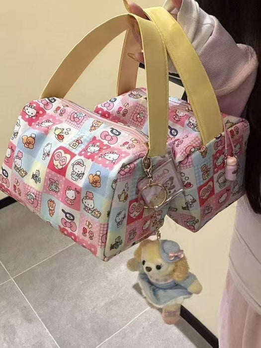 Wholesale Cartoon Cat Cosmetic Bag Chic Handbag Toiletry Travel Organizer