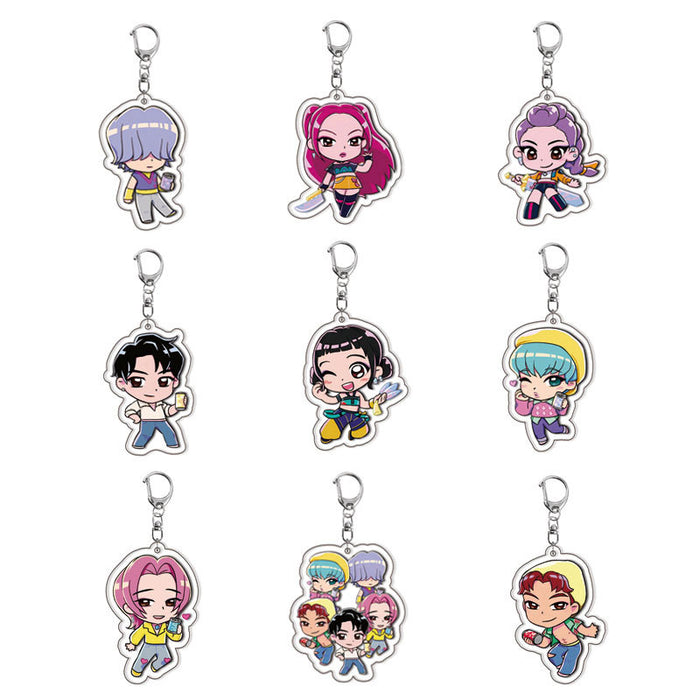 Wholesale KPOP Cute acrylic keychain anime backpack pendant