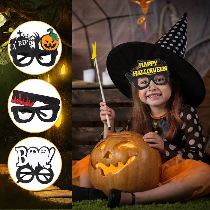 Wholesale Halloween Cartoon Plastic Glasses JDC-SG-ZHHAO004