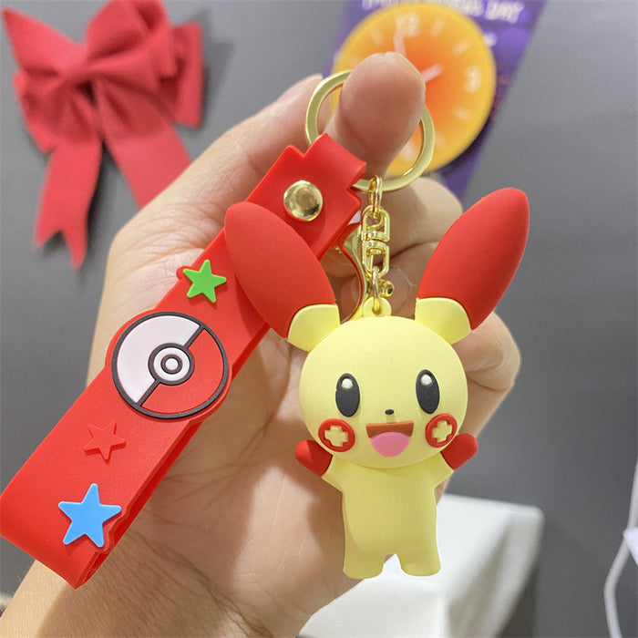 Wholesale PVC Cartoon Doll Keychain JDC-KC-WuYi034