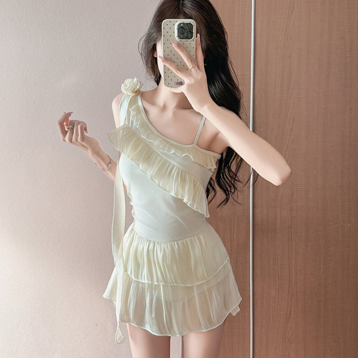 Wholesale Conservative swimsuit, light luxury and high-end one-piece swimsuit