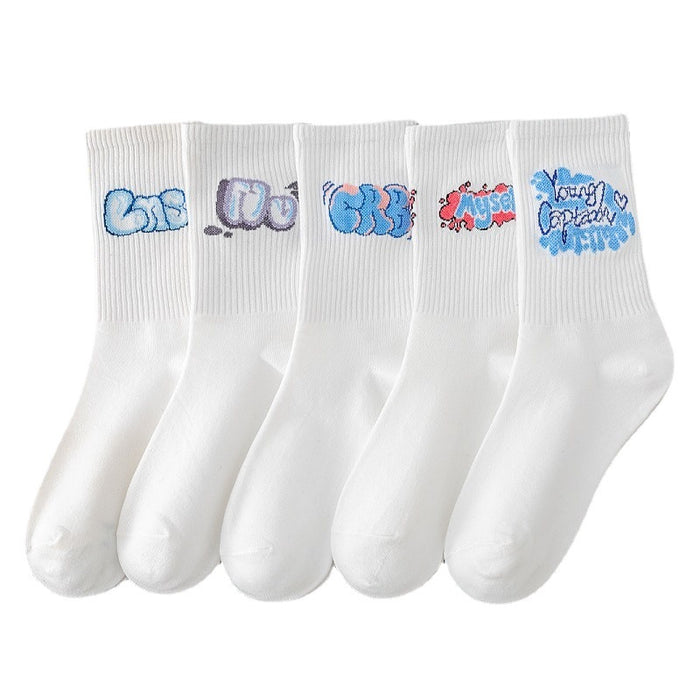 Wholesale Socks women' s sports socks cotton socks white stockings autumn and winter