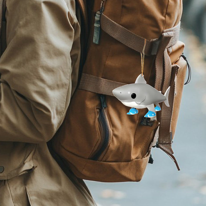 Wholesale  Classic Blind Box Acrylic Flat Pendant Christmas Ornament