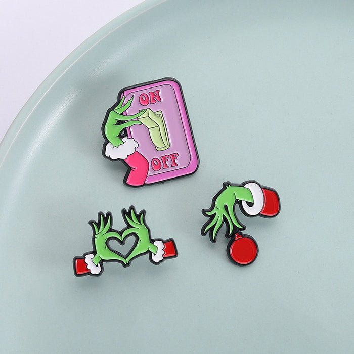 Wholesale Christmas series brooch cartoon Brooch