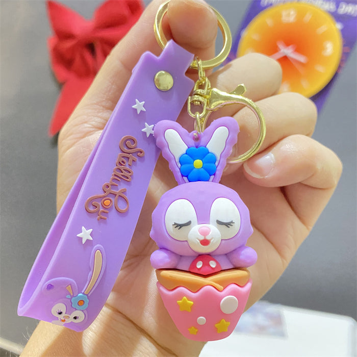 Wholesale PVC cartoon doll keychain JDC-KC-WuYi283