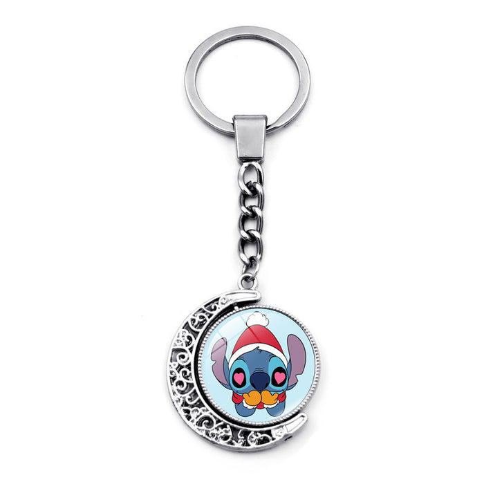 Wholesale Cartoon Alloy Rotating Keychain JDC-KC-HengX027