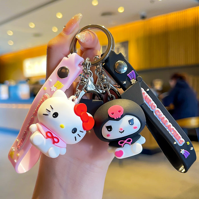 Wholesale Cute Cartoon Three-dimensional Silicone Keychain (S)  JDC-KC-ZhiZ004