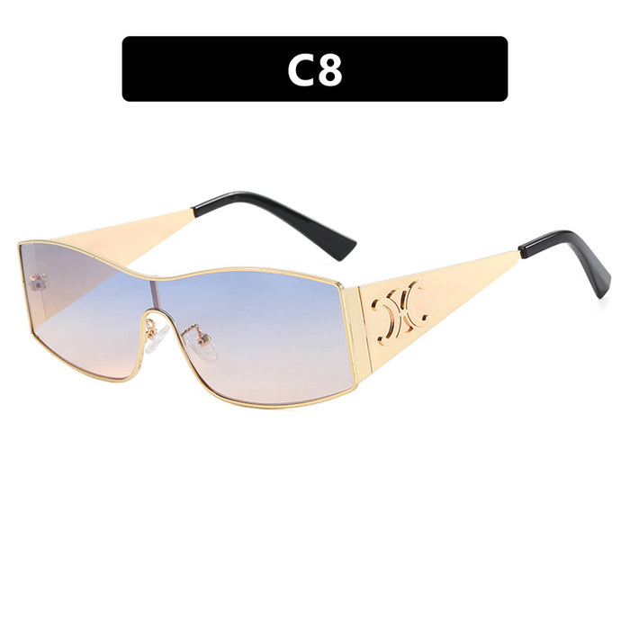 Wholesale Large frame connected sunglasses, high-end photography sunglasses, UV resistant and sunshade sunglasses