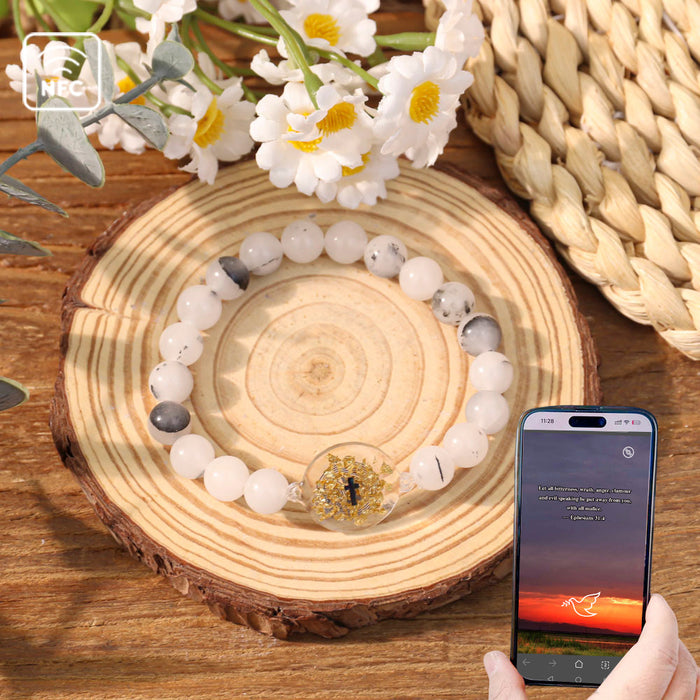 Wholesale Induction cross elastic stone bracelet niche crystal bracelet jewelry