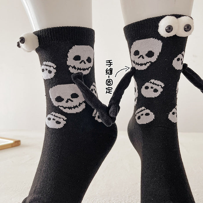 Wholesale  Pattern Compression Socks Christmas Hand Socks New Foreign Trade Cross-border Riding Running Adult Sports Socks