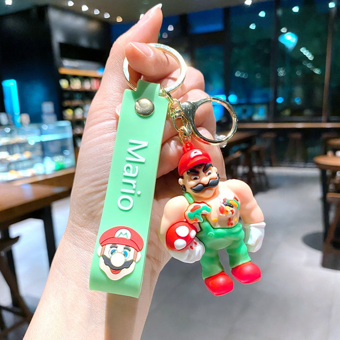 Wholesale Cartoon  Keychain Ring car Bubble  Doll Pendant