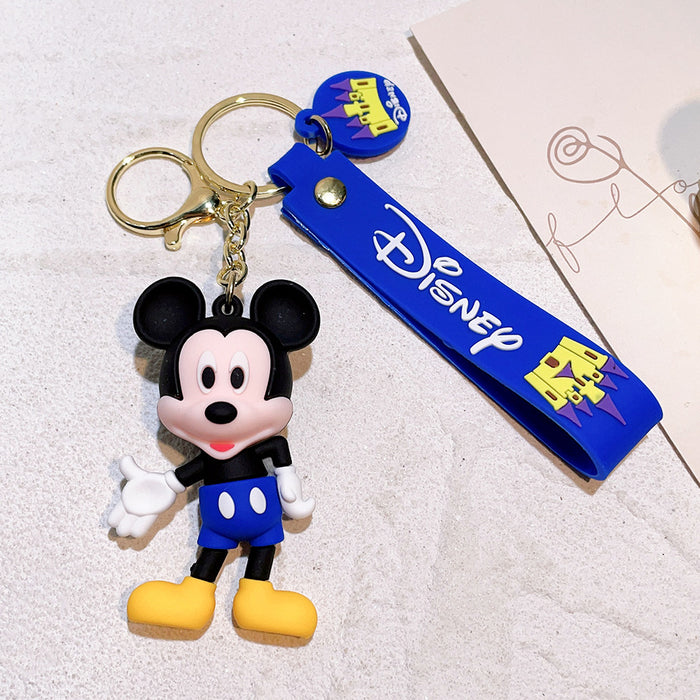 Wholesale Cute Cartoon Silicone Keychain Bag Ornaments JDC-KC-QiWei041